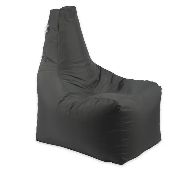 Fotoliu puf, Sunlounger EVO XL, umplutura de burete Memory Mix, Material Impermeabil - Gri inchis