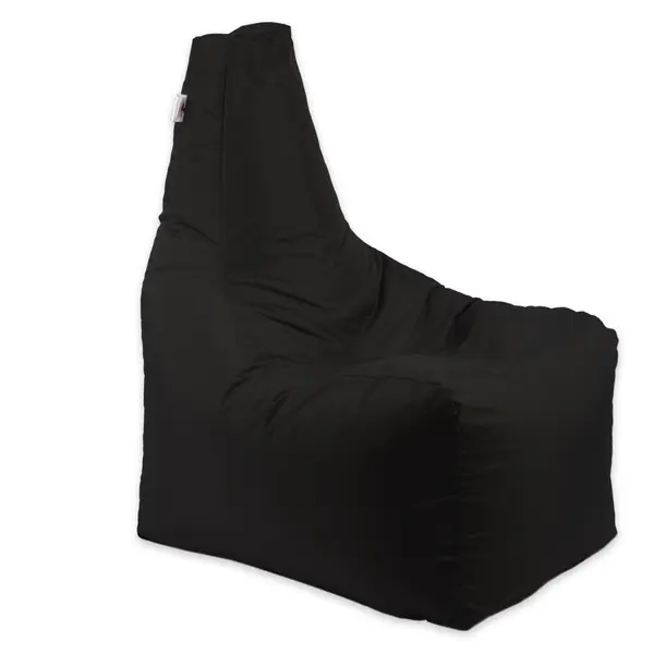Fotoliu puf, Sunlounger EVO XL, umplutura de burete Memory Mix, material impermeabil - Negru
