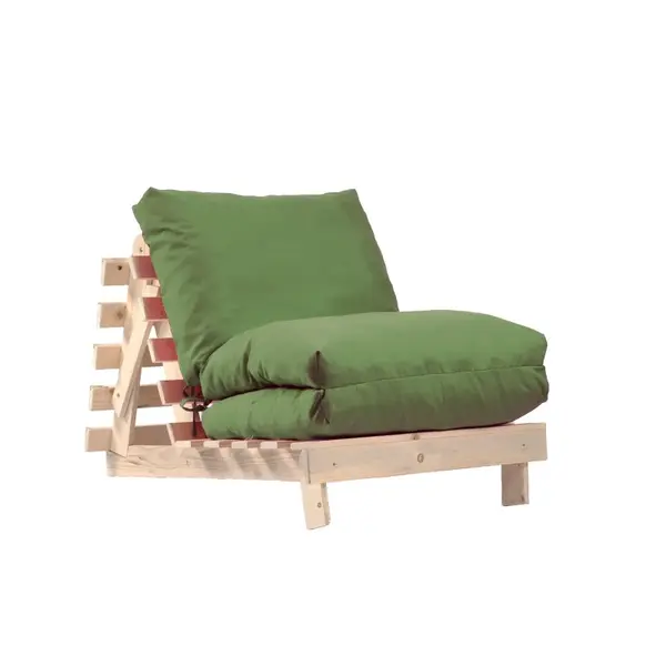 Fotoliu Pufrelax Sezlong Lemn Fubsy, Material Textil - Pine Crush