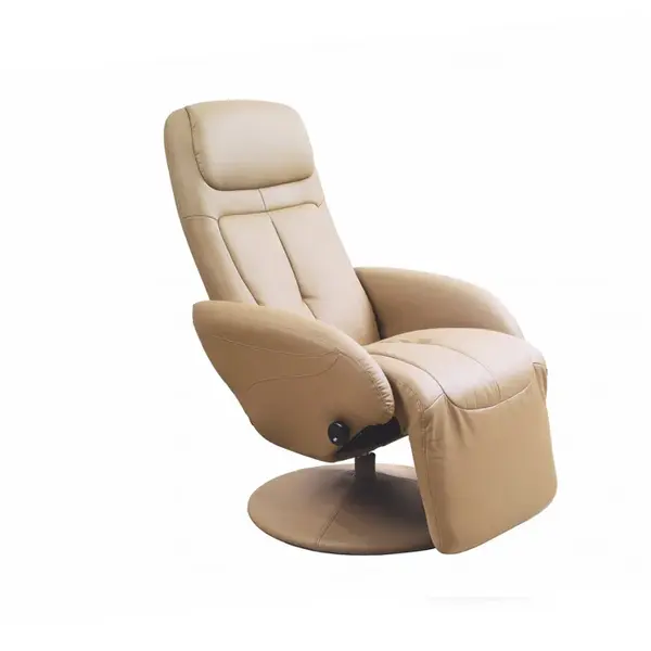 Fotoliu recliner tapitat Optima bej - H 84-101 cm