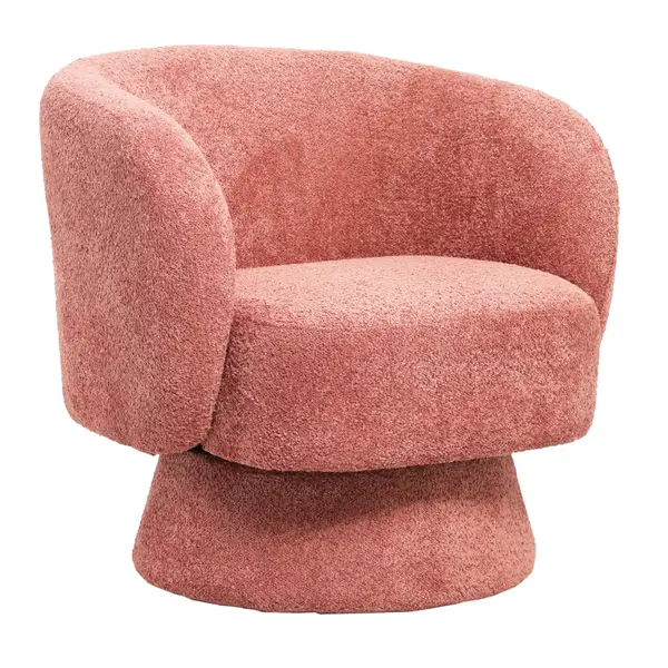 Fotoliu RIVES BOUCLE Roz - Roz