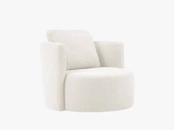 Fotoliu rotativ Bliss boucle L92 cm