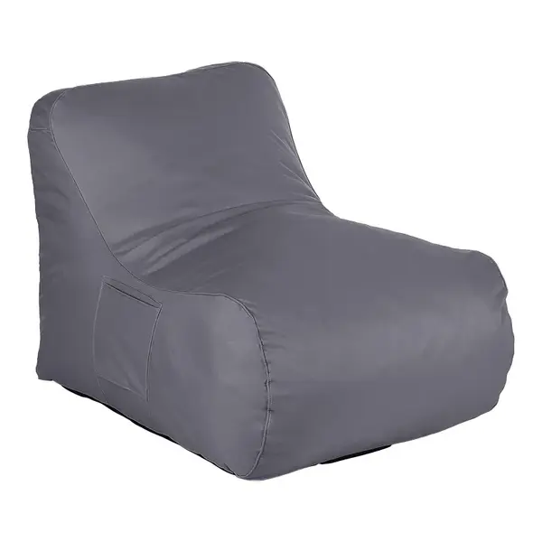 Fotoliu tip bean bag profesional Belogan pakoworld, culoare antracit, 73x94x65cm fotoliu tip sac cu boabe Belogan pakoworld, culoare gri antracit, 73x94x65 cm