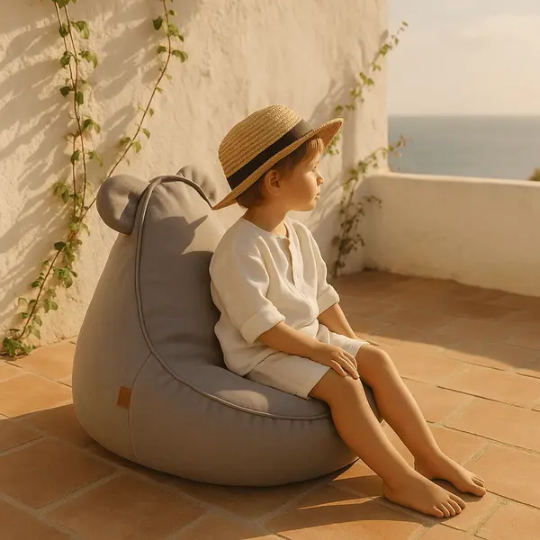 Fotoliu tip puf Premium MeowBaby Outzy Teddy Bean bag