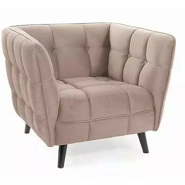 Fotoliu TOLEN VELVET - Beige