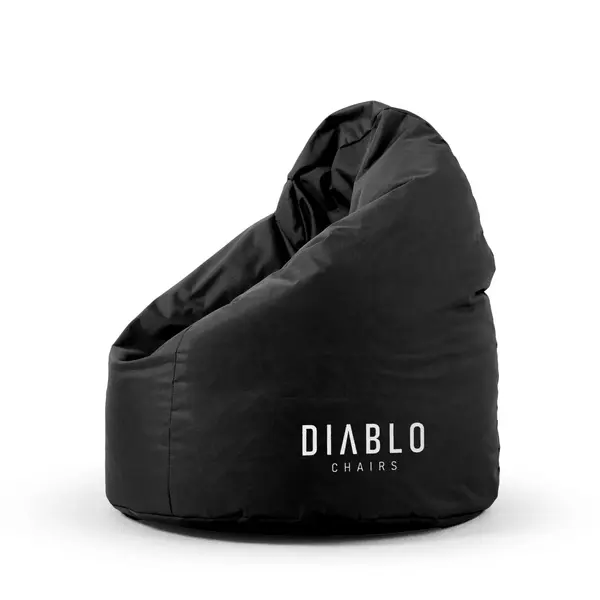 Fotoliul tip puf Diablo Chairs pentru copii: Negru Fotoliul tip puf Diablo Chairs pentru copii: Negru