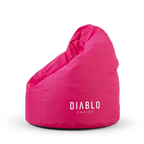 Fotoliul tip puf Diablo Chairs pentru copii: Roz Fotoliul tip puf Diablo Chairs pentru copii: Roz
