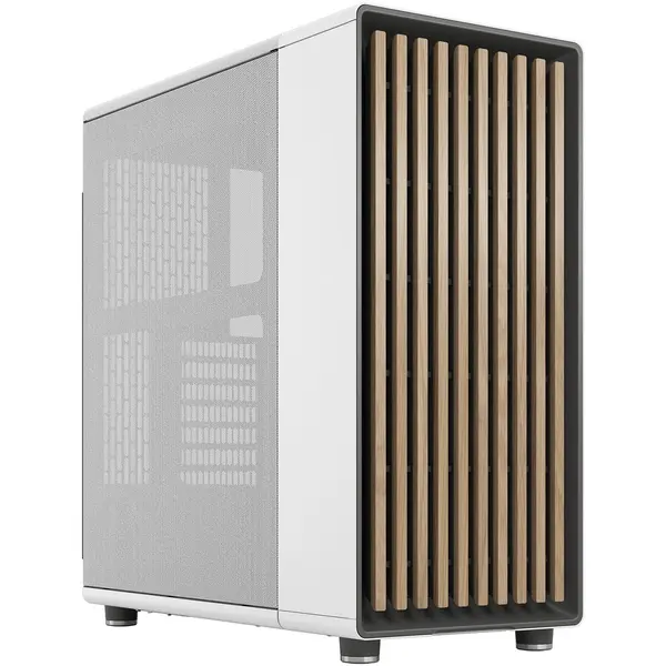 FRACTAL DESIGN Carcasa PC Fractal Design North Chalk White, Mid Tower, ATX, Mesh