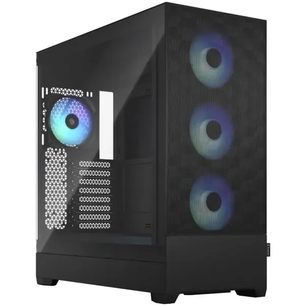 FRACTAL DESIGN Carcasa PC FRACTAL DESIGN Pop XL Air RGB Black TG Clear Tint, Full Tower, E-ATX, Panou lateral sticla securizata, RGB