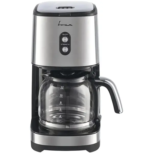 Fram Cafetiera FRAM FCM-915IX, 900W, 1.5l, filtru detasabil si lavabil, functie anti-picurare, Argintiu