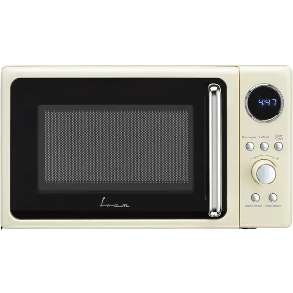 Fram Cuptor cu microunde Fram FMW-MD20DRCR , 20L, Control digital, 800W, Afisaj digital, 5 trepte de putere, timer, timp maxim de gatire 95 min, functie decongelare, Crem