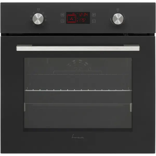 Fram Cuptor incorporabil Fram FBO-V6510GCDRC-GZG, Electric, 69 l, Autocuratare catalitica, Clasa A, Timer digital, Display touch+Butoane, Grill, Iluminare, Blocare display, Sticla gri zara