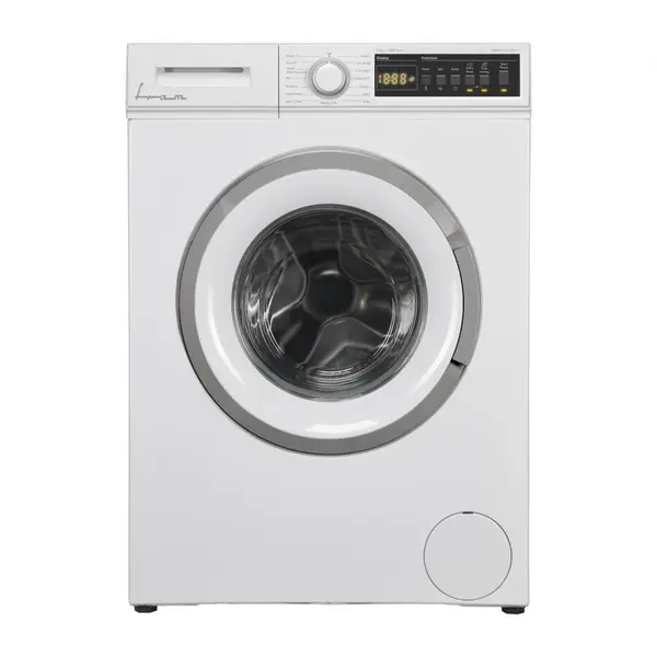 Fram Masina de spalat rufe Fram FWM-V712T2D++, 7 kg, 1200 rpm, Clasa D, Display LED, Start intarziat, Anti-sifonare, Eco-Logic, Alb