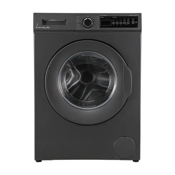 Fram Masina de spalat rufe Fram FWM-V814T2SD+++, 8 kg, 1400 rpm, Clasa D, Display digital, Start intarziat, Anti-Sifonare, Eco-Logic, Allergy safe, Gri