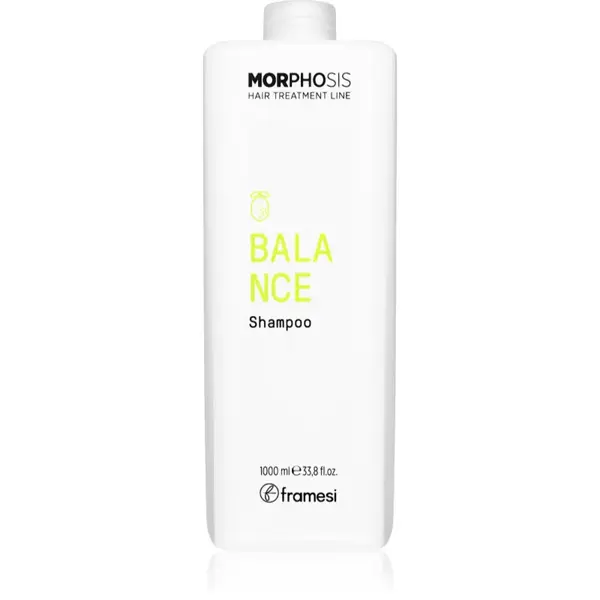 Framesi Morphosis Balance sampon pentru curatare pentru par si scalp gras 1000 ml