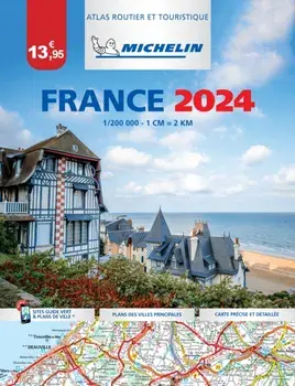 France Essential 2024 Tourist & Motoring Atlas, Spiral Bound/Michelin