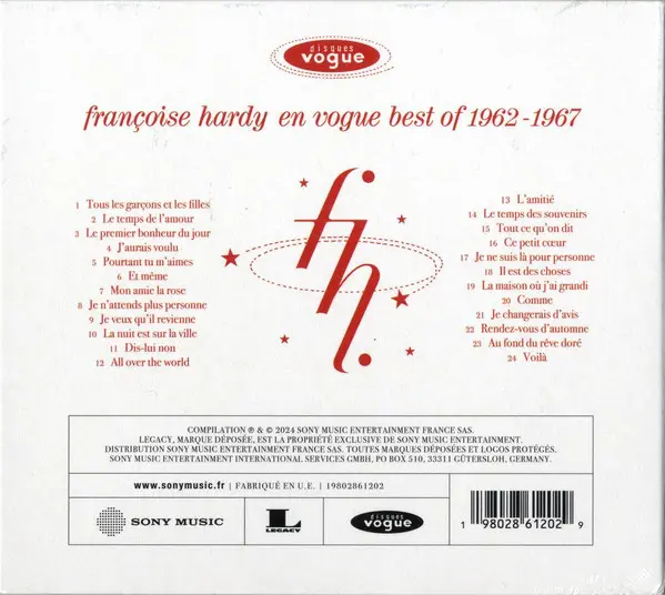 Francoise Hardy En Vogue Best Of 1962-1967 | Francoise Hardy
