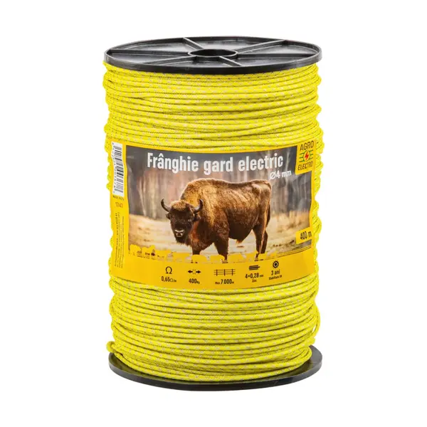 Franghie Gard Electric Tesut 400 m, 400 kg, 0.65 Ohm / m, Agro Electro