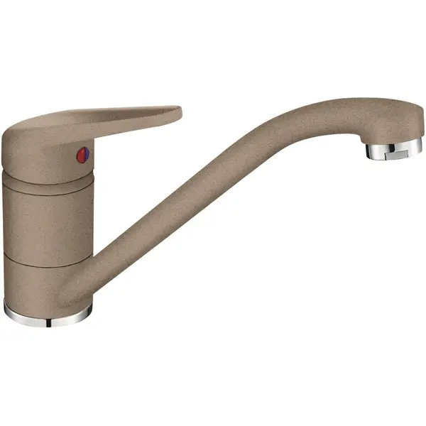 Franke Baterie Franke Novara Plus Oyster, rotatie pipa 360, furtune flexibile inox, cartus ceramic