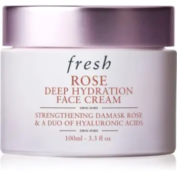 fresh Rose Deep Hydration Face Cream crema de fata hidratanta cu acid hialuronic