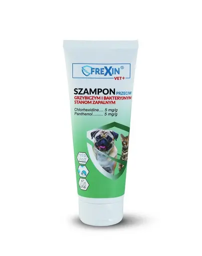 FREXIN Șampon pentru inflamații fungice și bacteriene la câini și pisici 220g