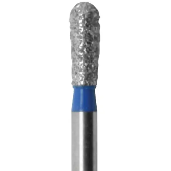 Freze Diamantate Stomatologice, 237-018 S-M, 19 mm, Granulatie Fina si Medie, pentru Turbina, 10 Bucati