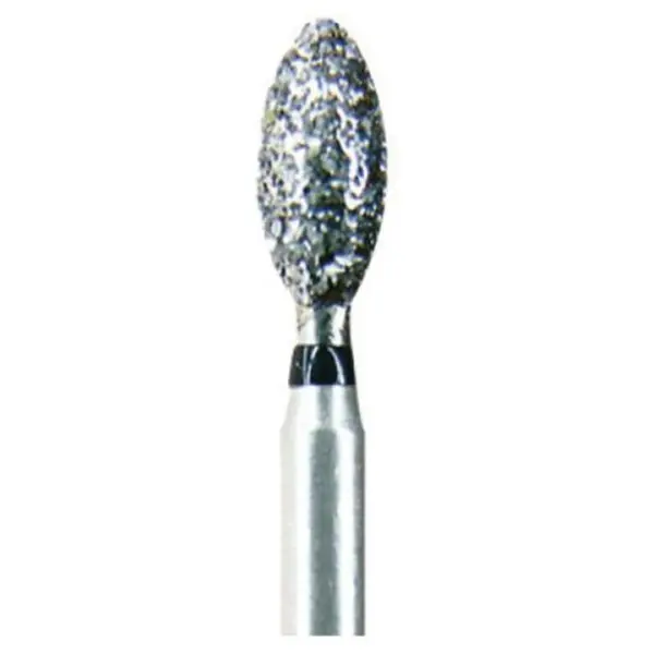Freze Diamantate Stomatologice, Oval, 257-018 F, Granulatie Fina, pentru Turbina, 5 Bucati