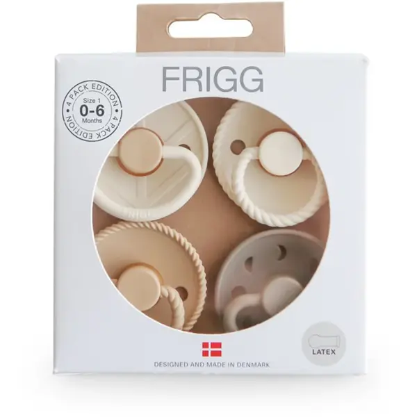 FRIGG 4 Pack Edition Size 1:0-6 months suzetă Crystal Sparkle