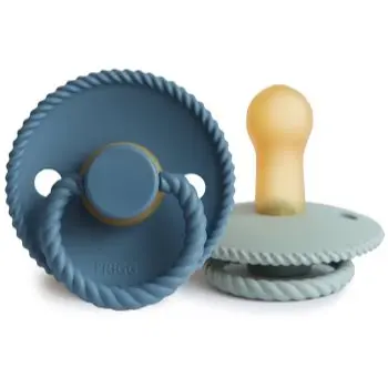 FRIGG Round Latex Ocean View/Sage suzetă