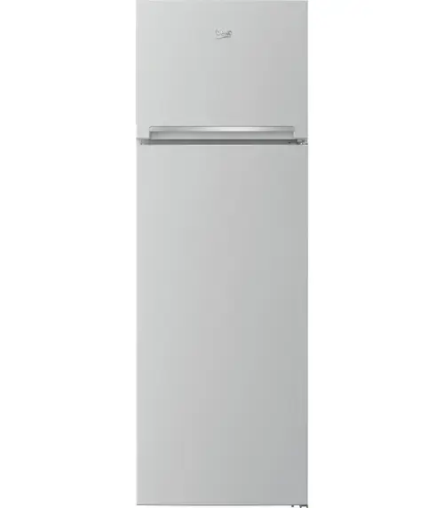 Frigider cu 2 usi Beko RDSA310M40SN, 306 L, Clasa E, Termostat reglabil, Cooling fan, Iluminare LED, XXL Bottle, H 175 cm (Argintiu)