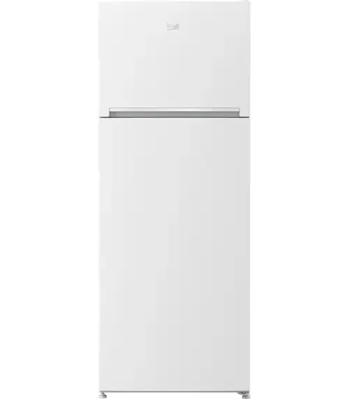 Frigider cu 2 usi Beko RDSE465K40WN, 437 L, Clasa E, Static, Termostat reglabil, Vacation Mode, Iluminare LED, Cooling Fan, H 185 cm (Alb)