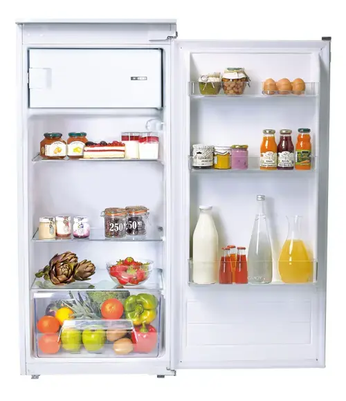 Frigider cu 2 usi incorporabil CANDY Krio Suite CIO 225 EE/N, 179 l, Clasa E, Lumina LED, H 122.1 cm (Alb)