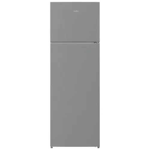 Frigider cu doua usi Arctic AD60310M40MT, Clasa E, Capacitate 306 l, Termostat ajustabil, Garden fresh, Mix Zone, XXL Bottle, H 175 cm (Metal Look)