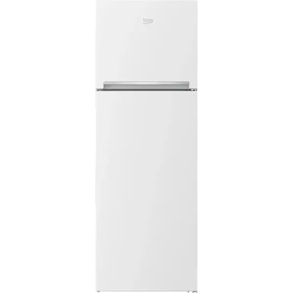 Frigider cu doua usi Beko RDNE350K40WN, No Frost, 313 l, Vacation Mode, Rafturi Safety Glass ajustabile, HarvestFresh, Compresor ProSmart Inverter, Clasa E