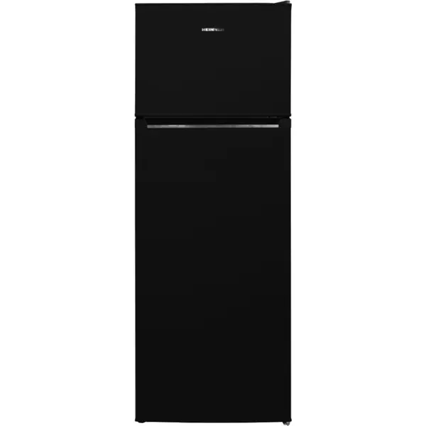 Frigider cu doua usi Heinner HF-V212BKE++, 212 L, Lumina LED, 3 Rafturi de sticla, Less Frost, Clasa E