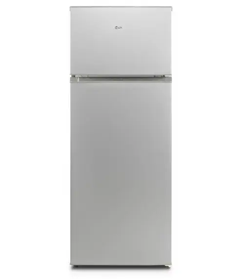 Frigider cu doua usi LDK LF 220S, Clasa F, Capacitate 210 l, H 143.5 cm (Argintiu)