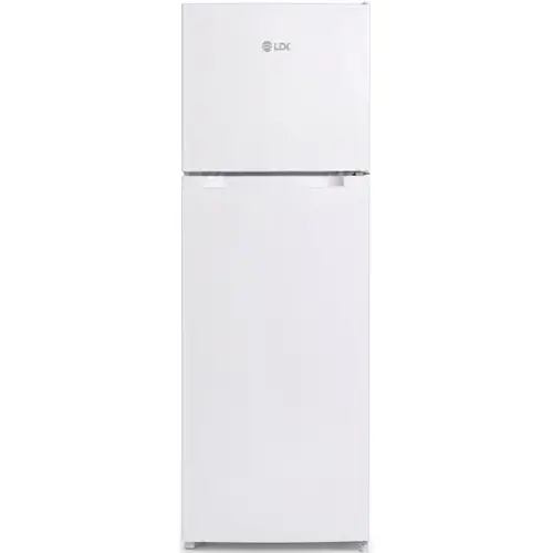 Frigider cu doua usi LDK LF-261W, Capacitate 261 l, Less Frost, Termostat ajustabil, Iluminare LED, H 170 cm (Alb)