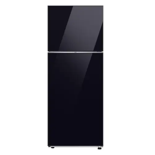 Frigider cu doua usi Samsung RT47CB662622EO, Capacitate 465 l, No frost, SpaceMax, All Around Cooling, WiFi, Smart Control, SmartThings, Compresor Digital Inverter, H 182.5 cm, Sticla (Negru)
