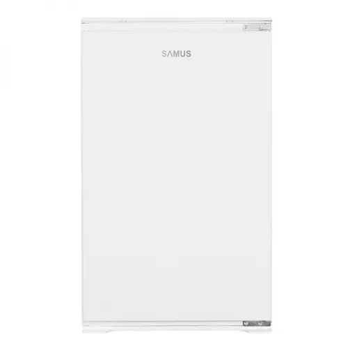 Frigider incorporabil cu o usa Samus SFBI174E, 118 L, Termostat Reglabil, Clasa energetica E, 2 rafturi, H 88 cm (Alb)
