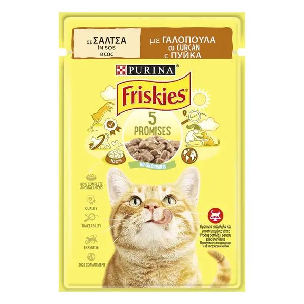 FRISKIES Adult Cat, Turkey, 85 g