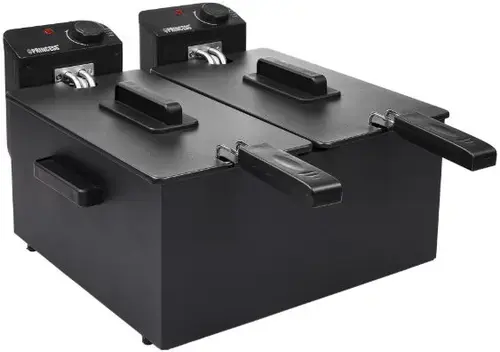 Friteuza cu 2 compartimente Princess 0118302801001, 3600W, 6l (Negru)