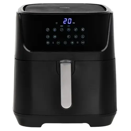 Friteuza cu aer cald Adler AD 6317, 1800 W, 5.5 L, 12 programe, Timer 30 minute, Tempratrura ajustabila 80-200 C (Negru)