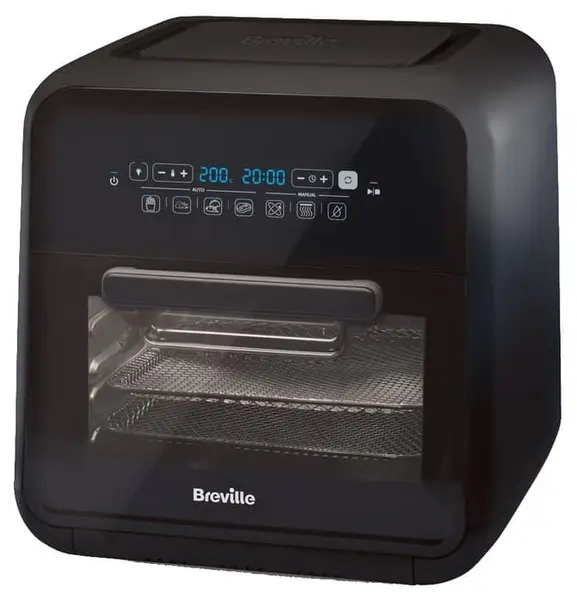 Friteuză cu aer cald Breville – Halo Rotisserie VDF127X, 2000 W, 10,6 l, negru