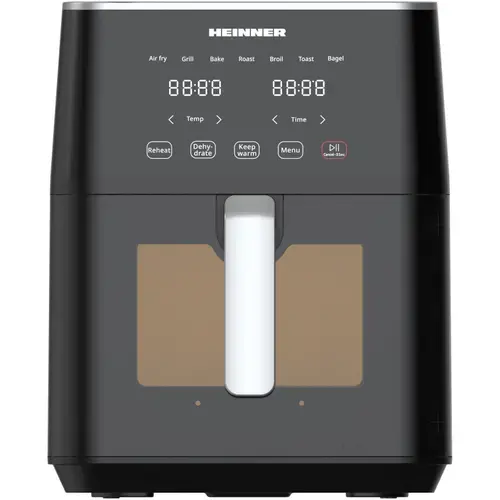 Friteuza cu aer cald Heinner cyclonefry cook HAF-M7BK1800 , 1500-1800 W, capacitate 7 l, Dislpay Touchscreen, Termostat reglabil 40-200 grade (Negru)