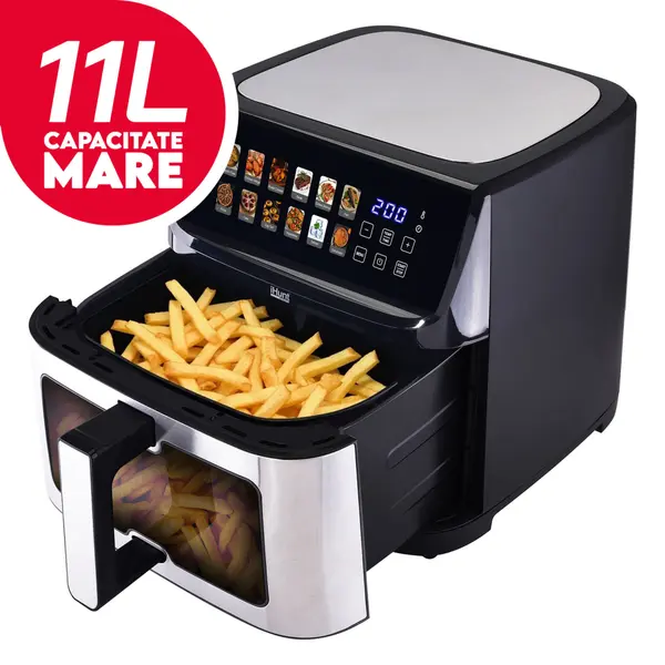 Friteuza cu aer cald iHunt Bro Air Fryer 11L