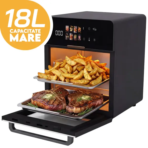 Friteuza cu aer cald iHunt Bro Air Fryer Oven 18L
