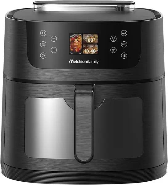 Friteuză cu aer cald Melchioni - DORA AI, 1800W, 8 l, negru