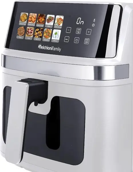 Friteuză cu aer cald Melchioni - Gaia Plus, 2200 W, 8 l, alb