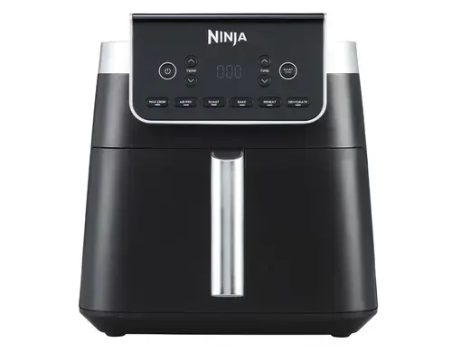 Friteuza cu aer cald Ninja Max Pro AF180EU, 2000 W, 6.2 l, capacitate mancare 1.2 kg, 6 programe, temperatura 40 - 240 °C, oprire automata (Negru)