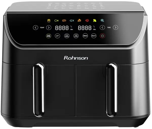 Friteuză cu aer cald Rohnson - R-2809, 2400W, 8.5 l, negru